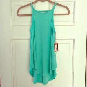 Seafoam Green Flowy Tank Top